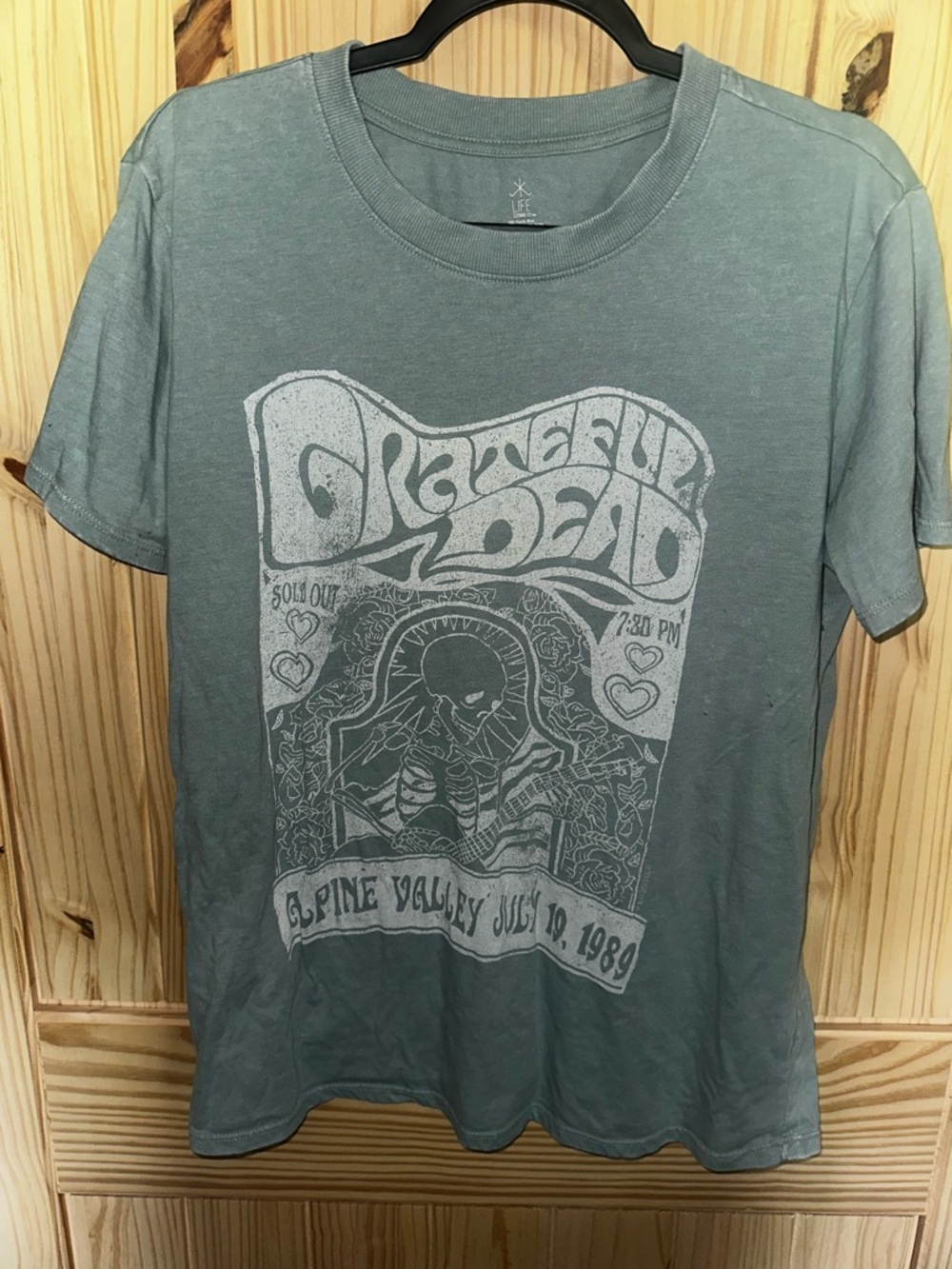 Lee Women’s Washed Teal Short-Sleeve Graphic Tee